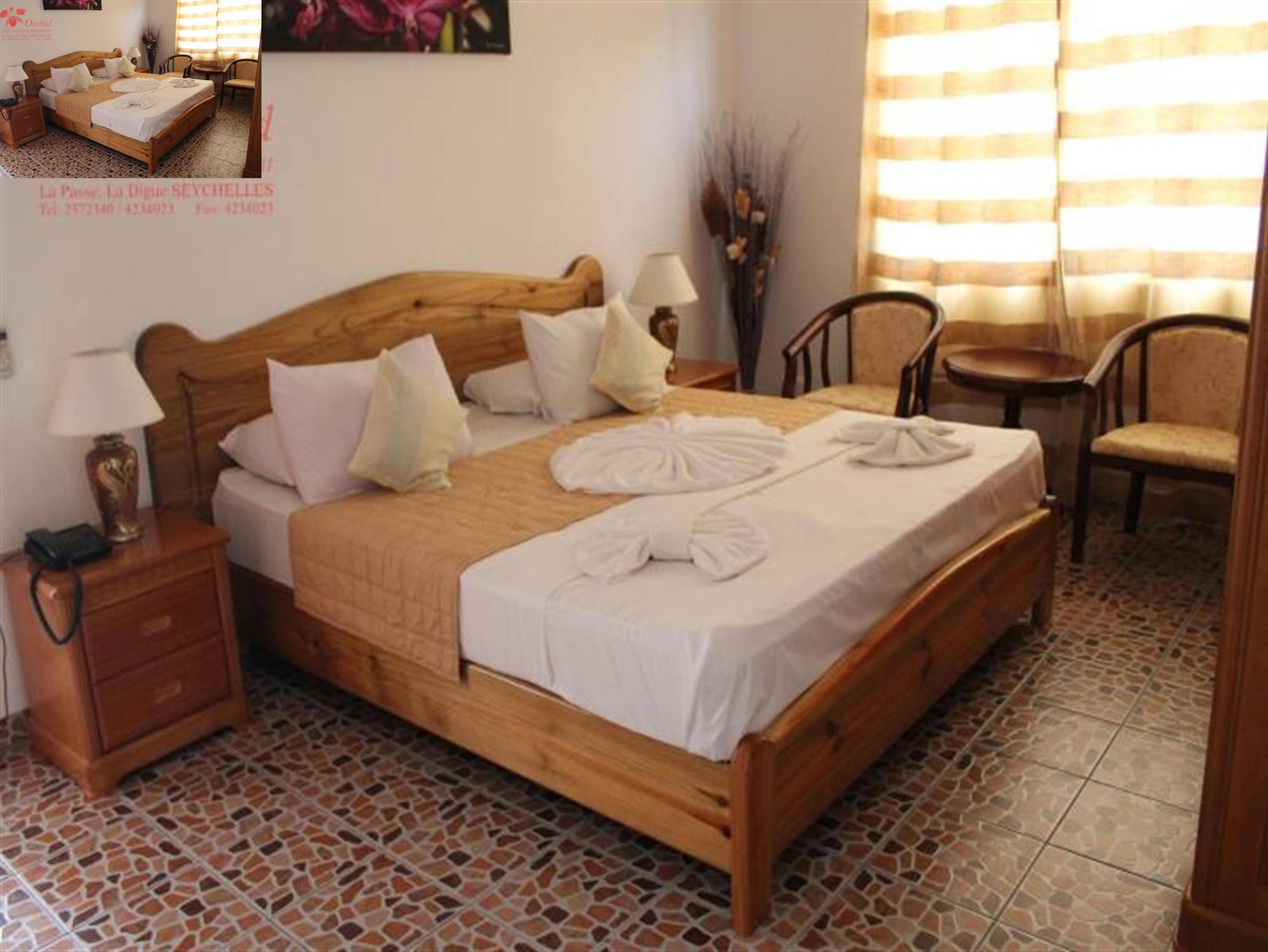 Orchid Self Catering Apartment La Digue Bagian luar foto